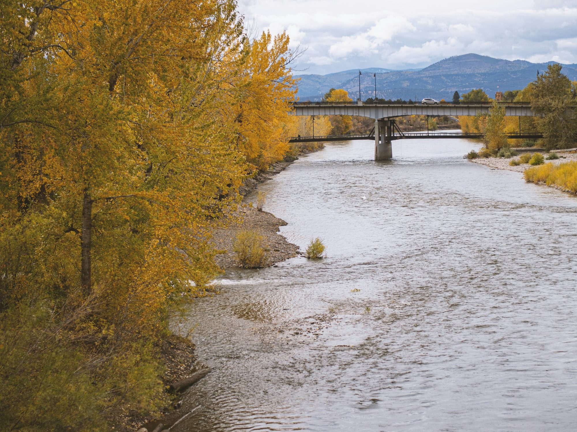 The Clark Fork in fall
