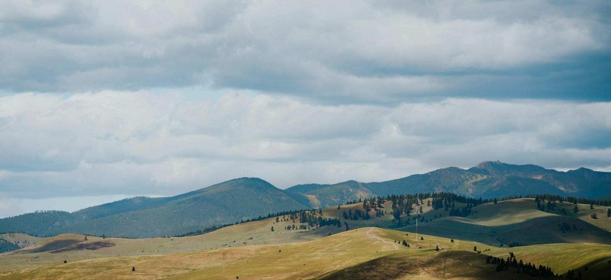The Missoula valley in blue